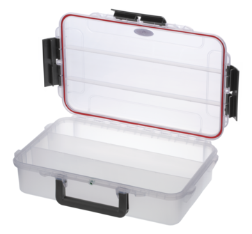 Max 004 with 3 compartments transparent