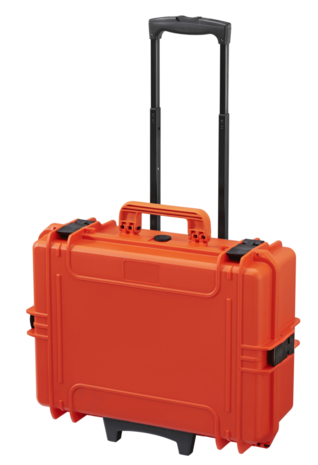 Max 505S oranje met trolley systeem